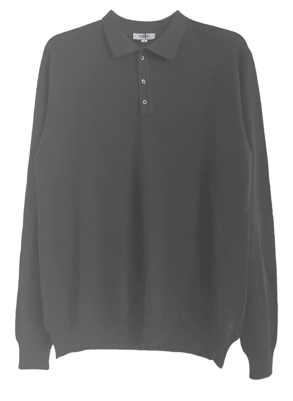 Men´s  cashmere silk button down sweater grey