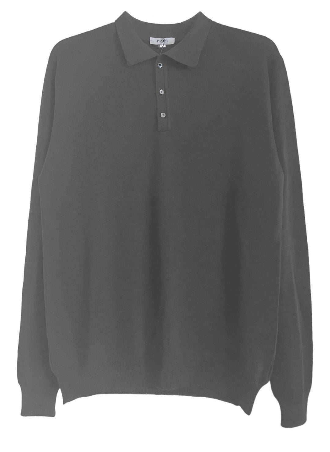 Men´s  cashmere silk button down sweater grey