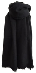 Havana scarf 1 ply charcoal grey