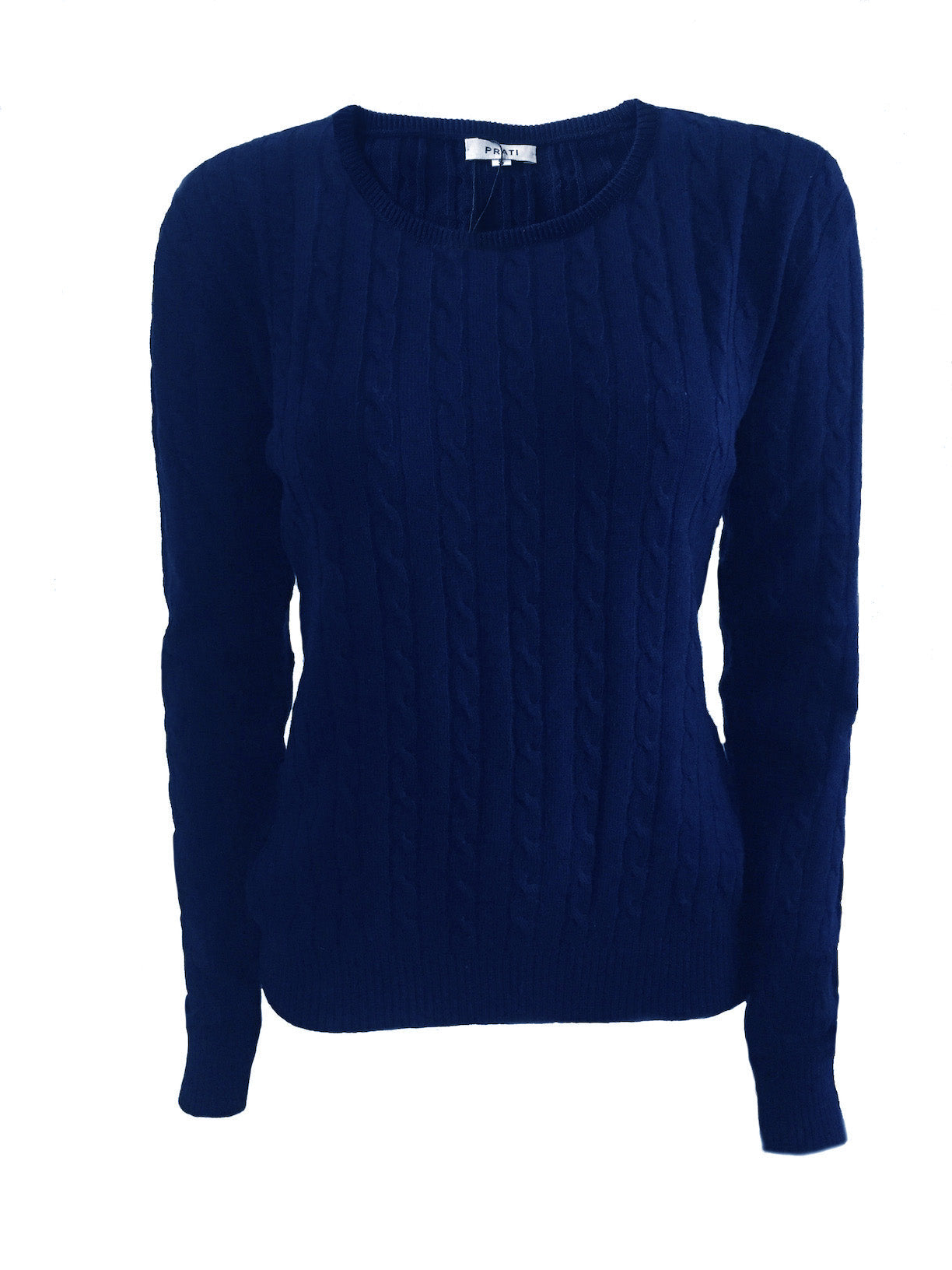 Cashmere cable sweater jeans blue