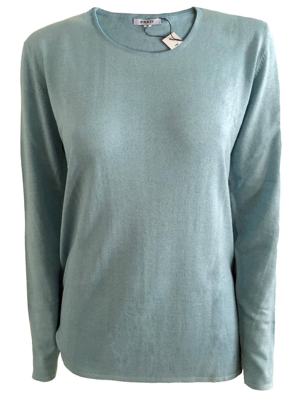 Cashmere Silk crew neck sweater havana blue