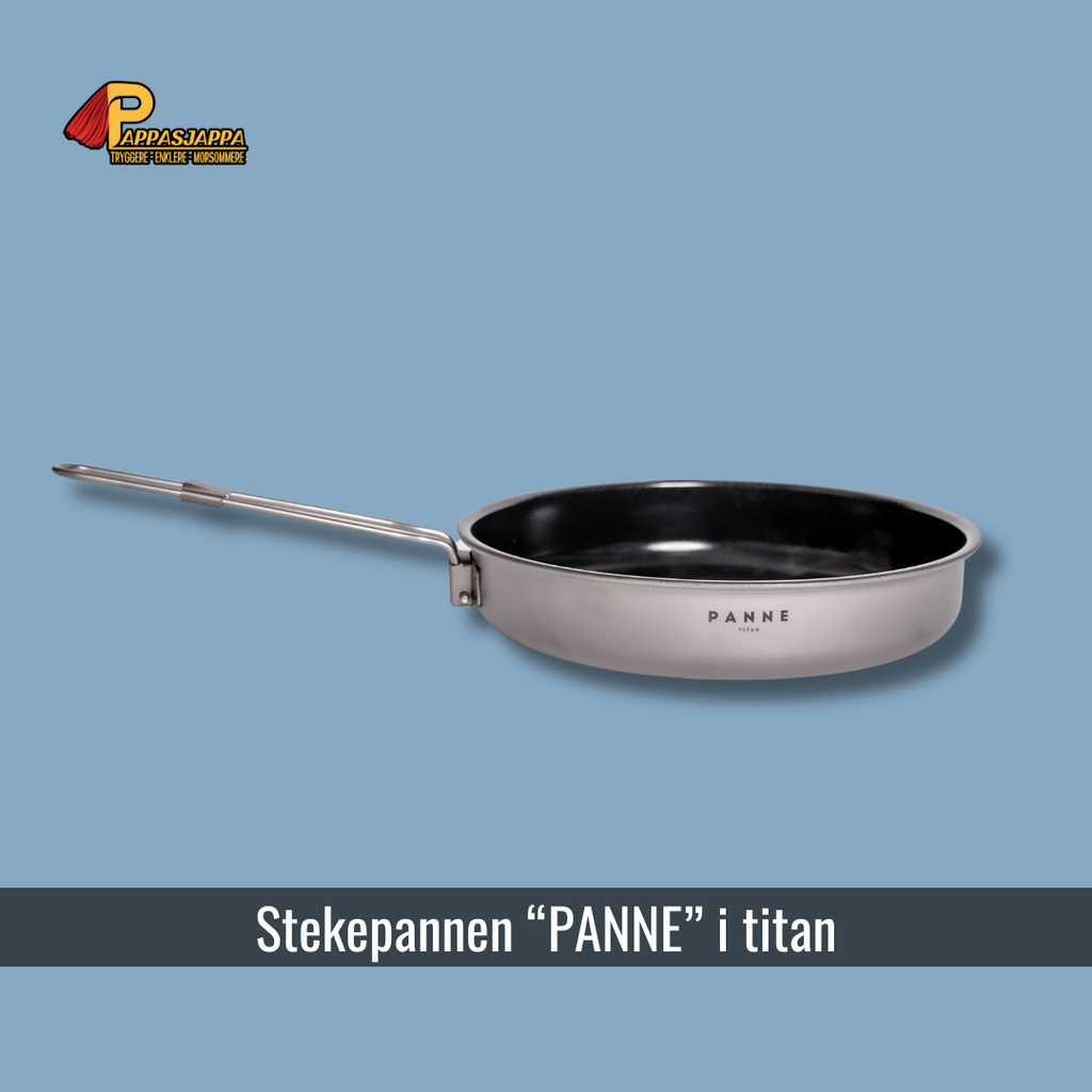 "PANNE" | 250g | Stekepanne i titan || Non-slip