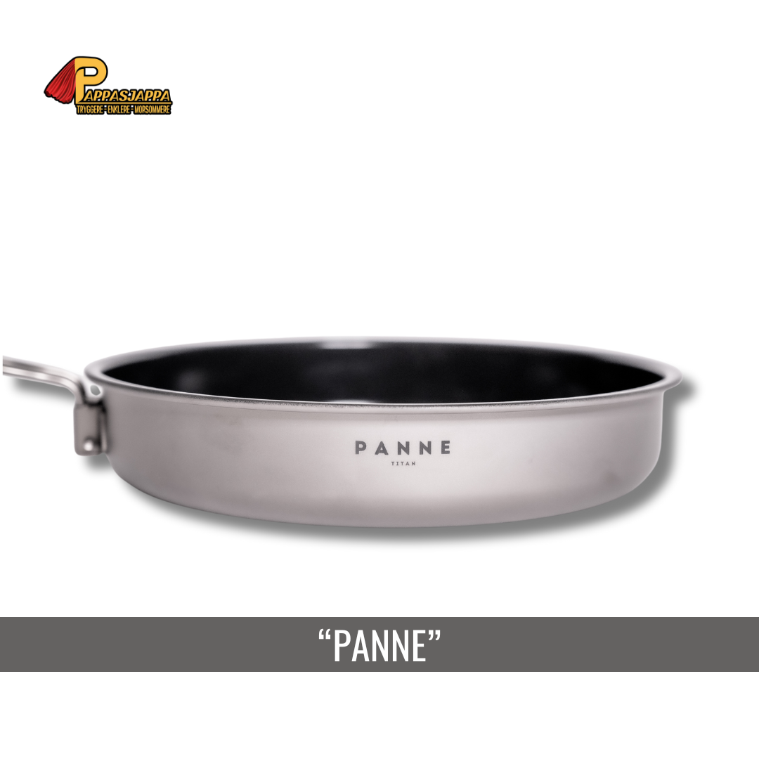 "PANNE" | 250g | Stekepanne i titan || Non-slip