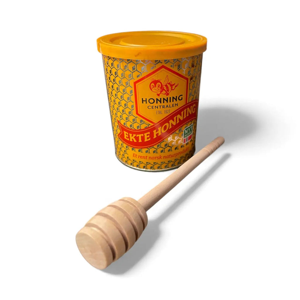 Honningpinne i solid tre – Perfekt til honning, kaffe og te
