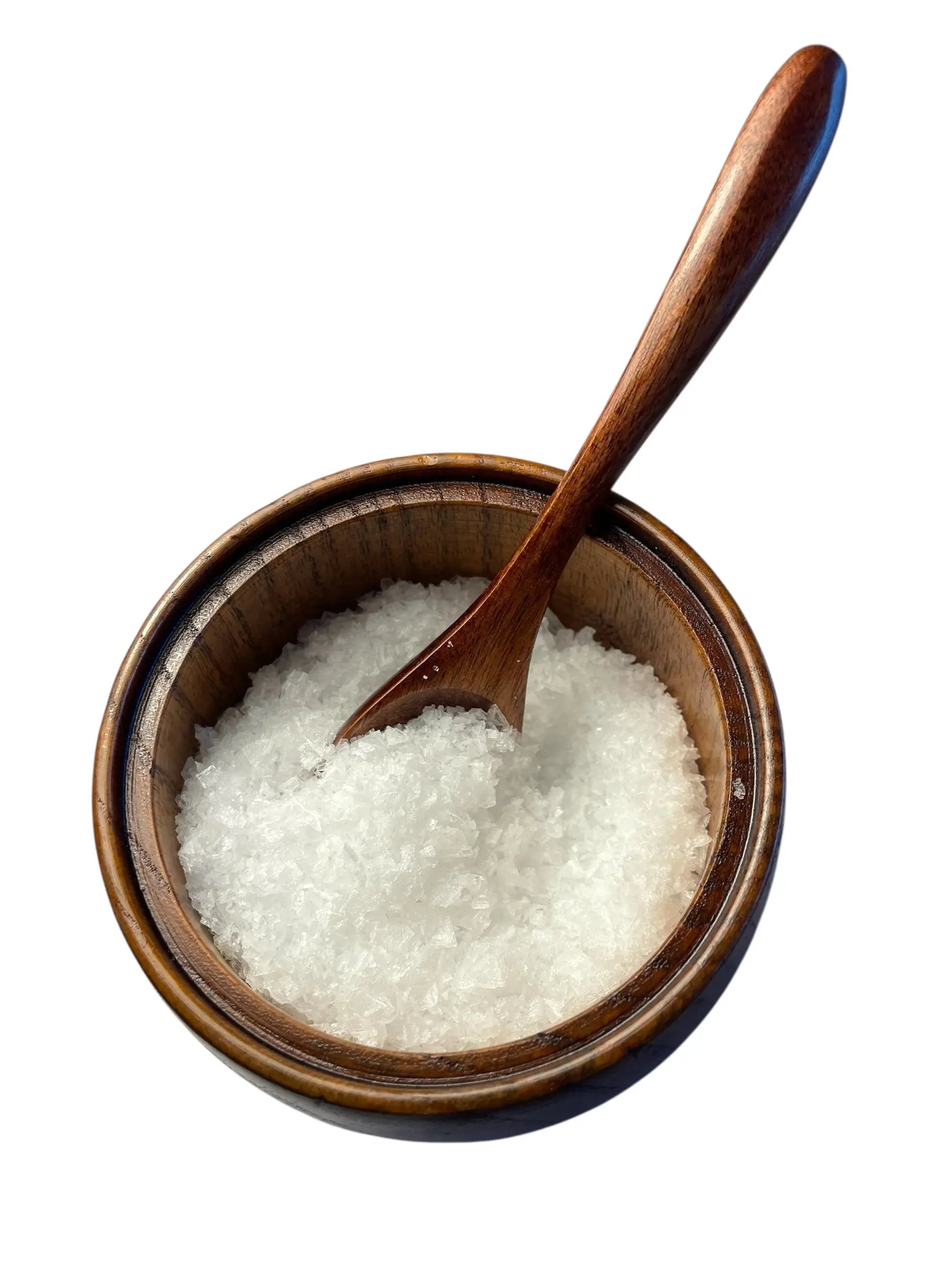 🌿 Salt- og Krydder krukke i Tre – Med Lokk og Skje! 🌿