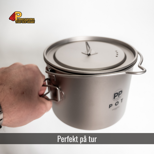 "POT" 1600ml | 215g | Kasserolle i titan