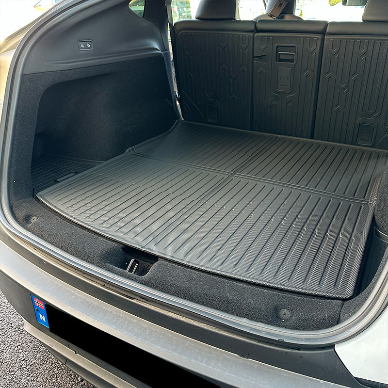 Bagasjeromsmatte Tesla Model Y Juniper 2025+ XPE allværsmatte