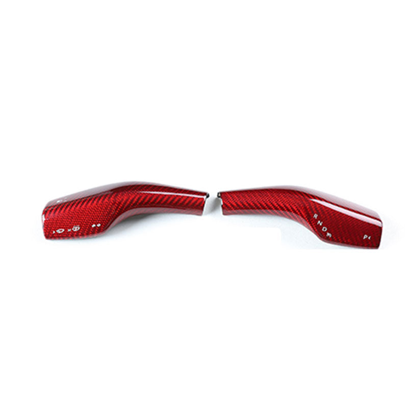 Ekte karbonfiber - Deksler til girvelger for Model 3 2018-2023/Model Y 2021-2024