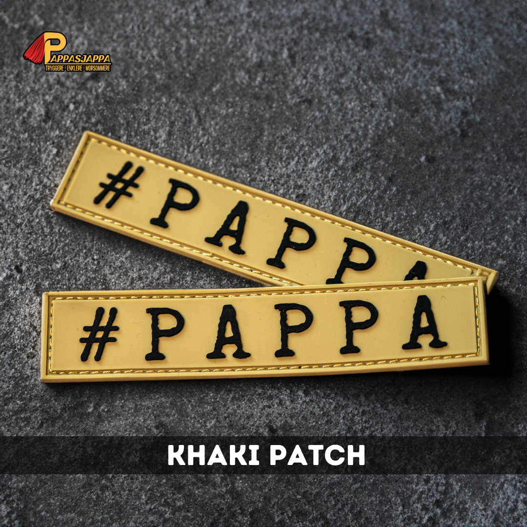 Navnestripe #PAPPA patch