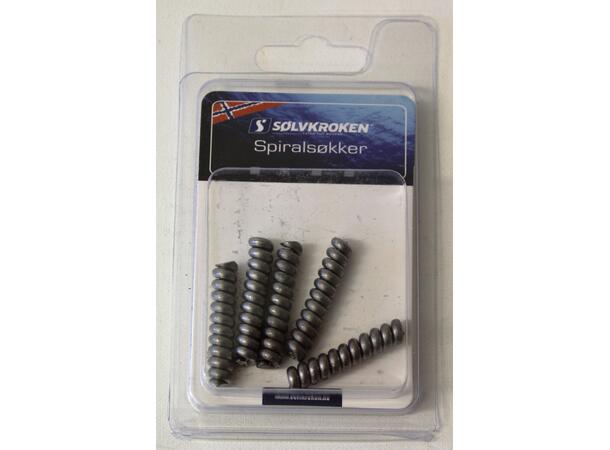 Sølvkroken Spiralsøkke - 5pk 10gr