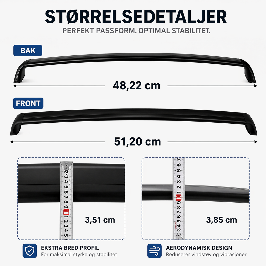 Takstativ PRO med lås for Tesla Model Y