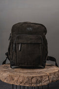 The Awkward Cousin | Handcrafted Jute & Upcycled Leather Backpack