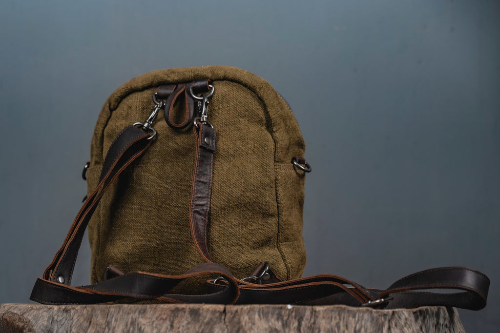 The Lil Sister Backpack | Sustainable 2-in-1 Jute Bag