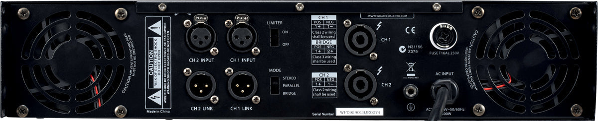 Wharfedale Pro CPD2600 forsterker