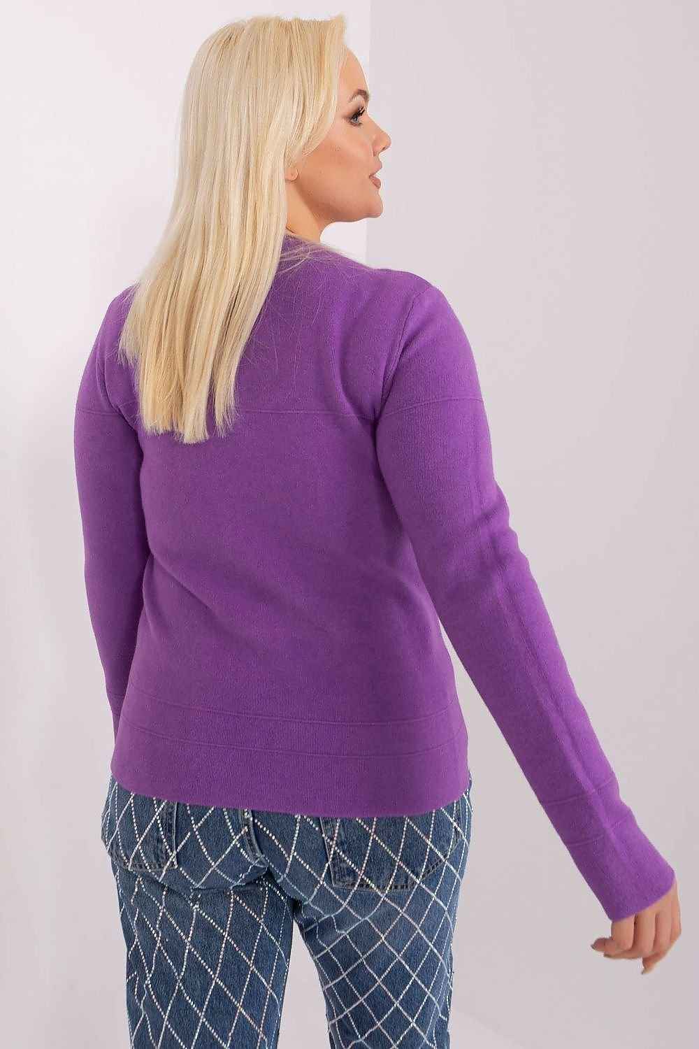 Rundhalsen Jumper plus size