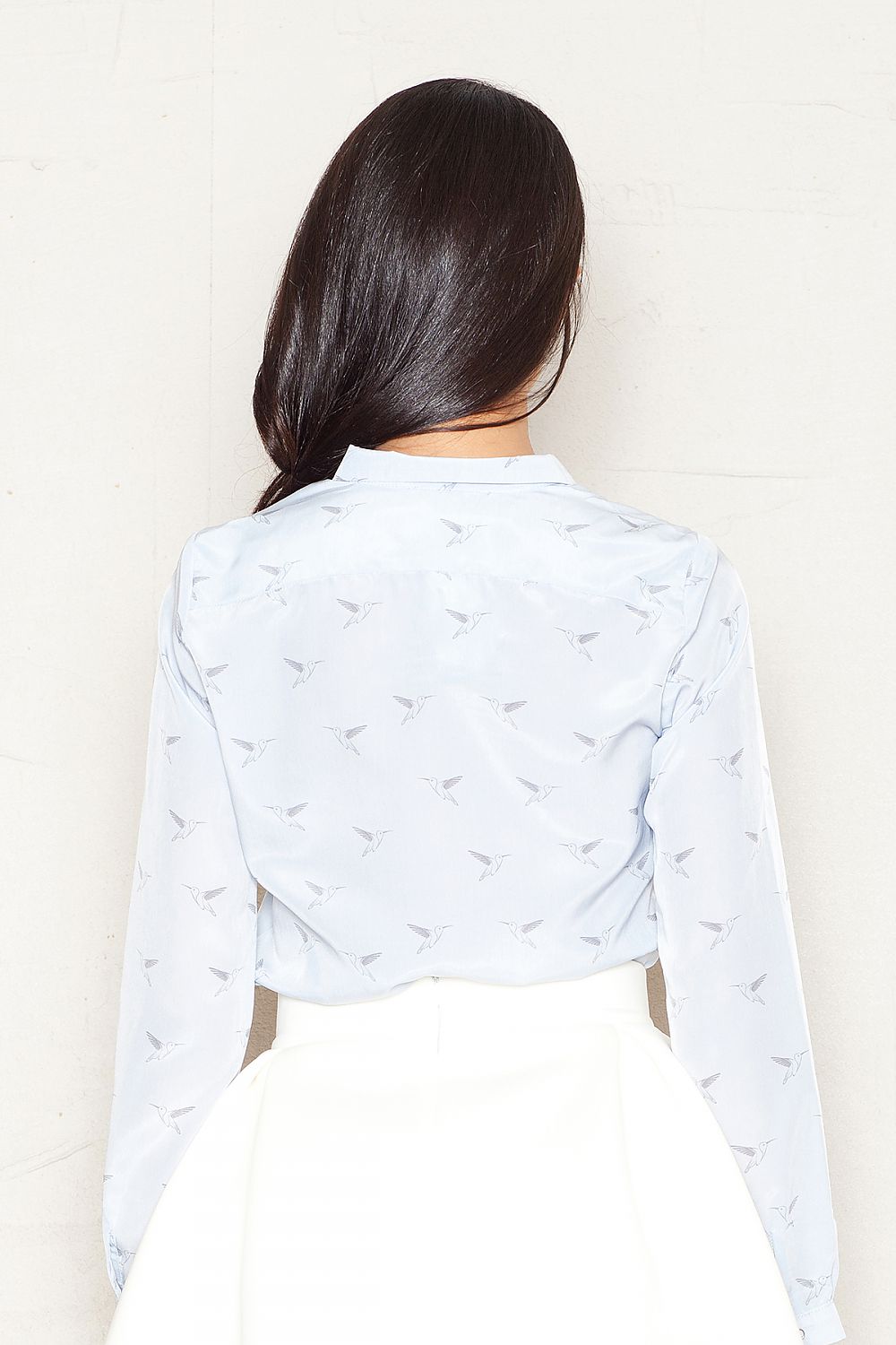 Birds Pattern Long sleeve shirt Figl