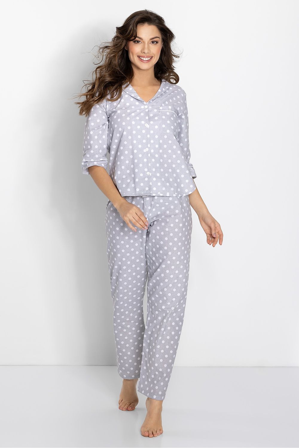 Luksuriøst Pyjamassett i bomull - Momenti Per Me