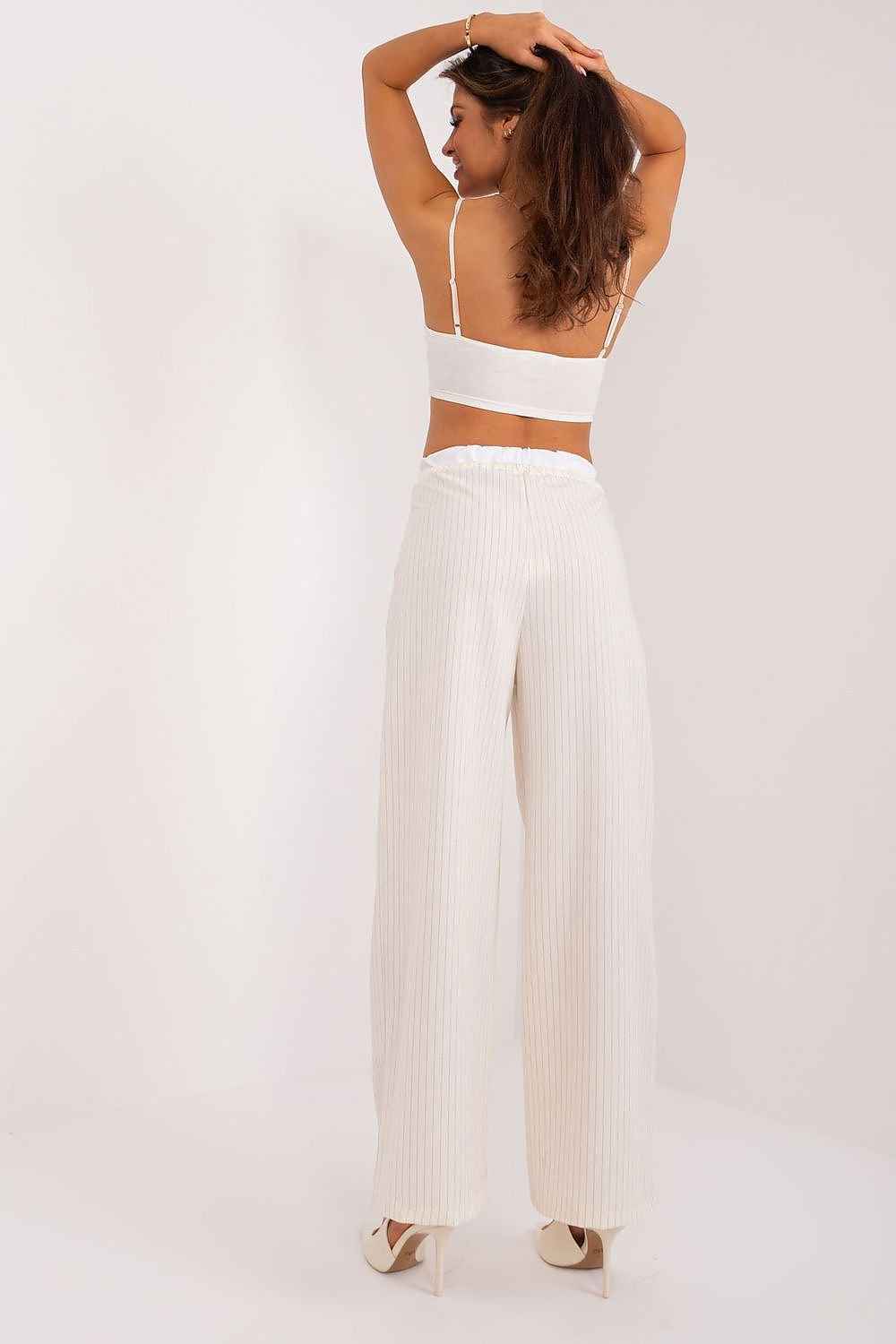 Elegante stripete Palazzo-bukser fra Italy Moda