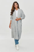 Lang-Cardigan Makadamia