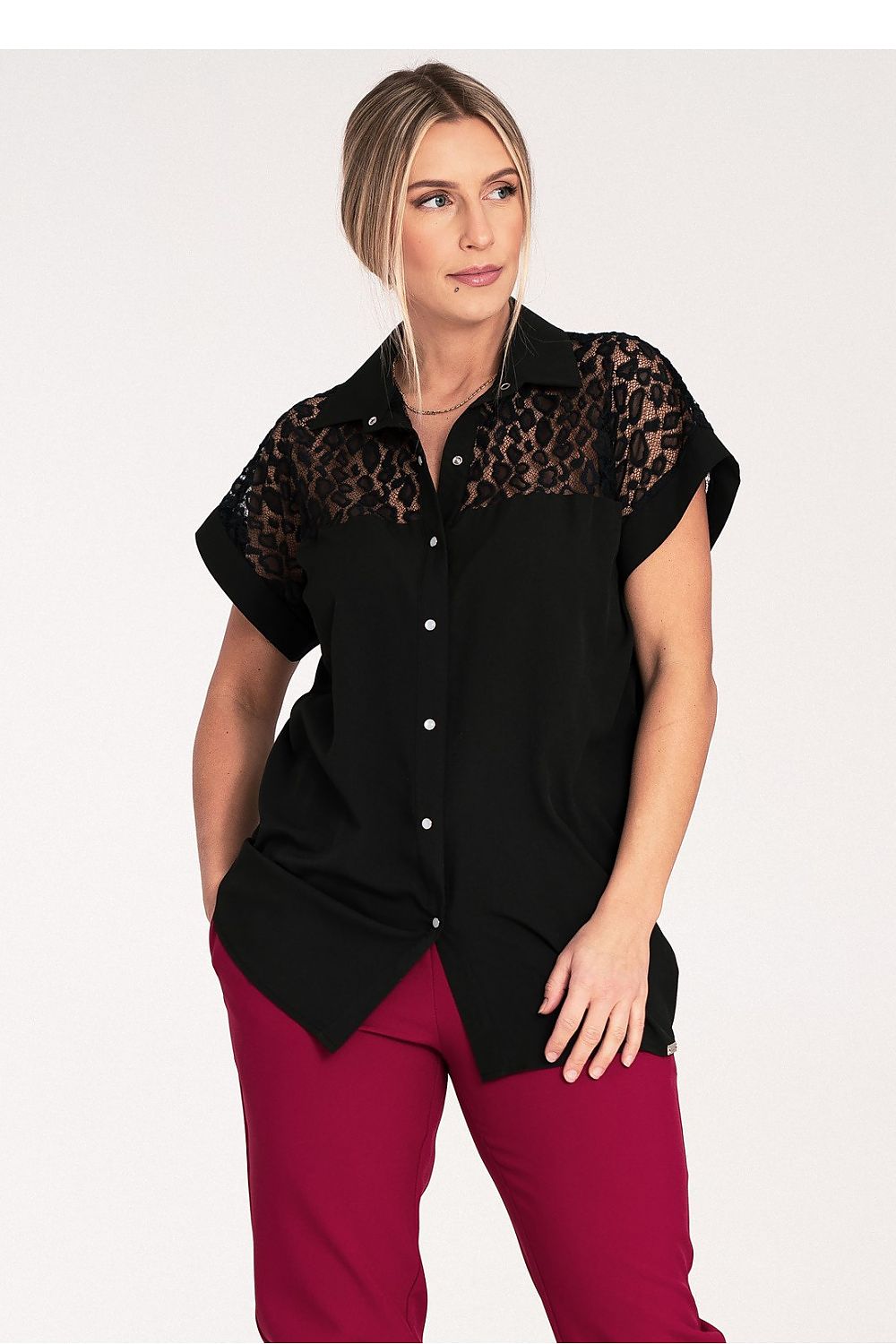 See-Through Short sleeve shirt Figl
