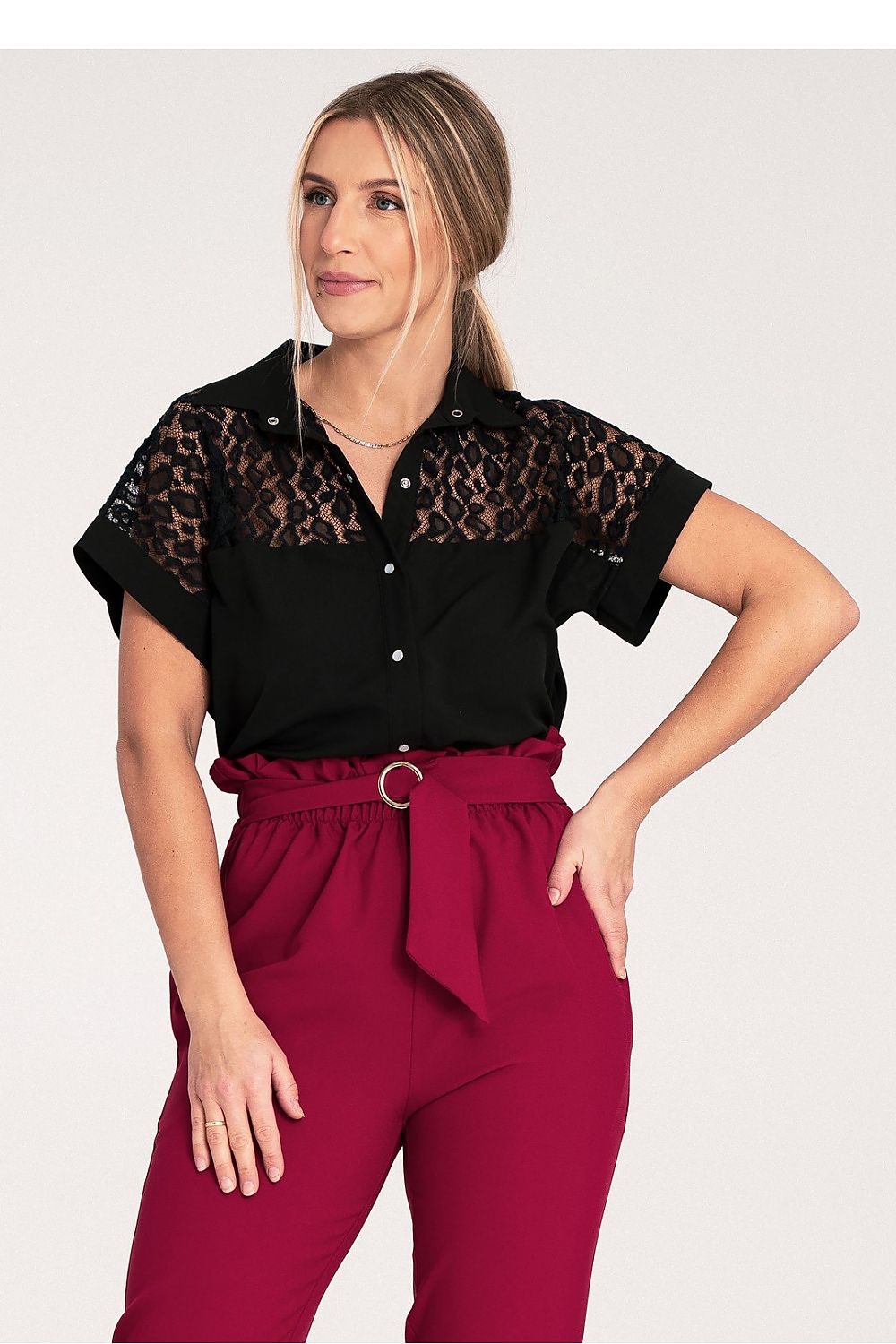 See-Through Short sleeve shirt Figl