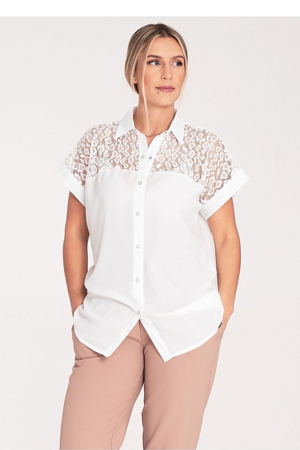 See-Through Short sleeve shirt Figl