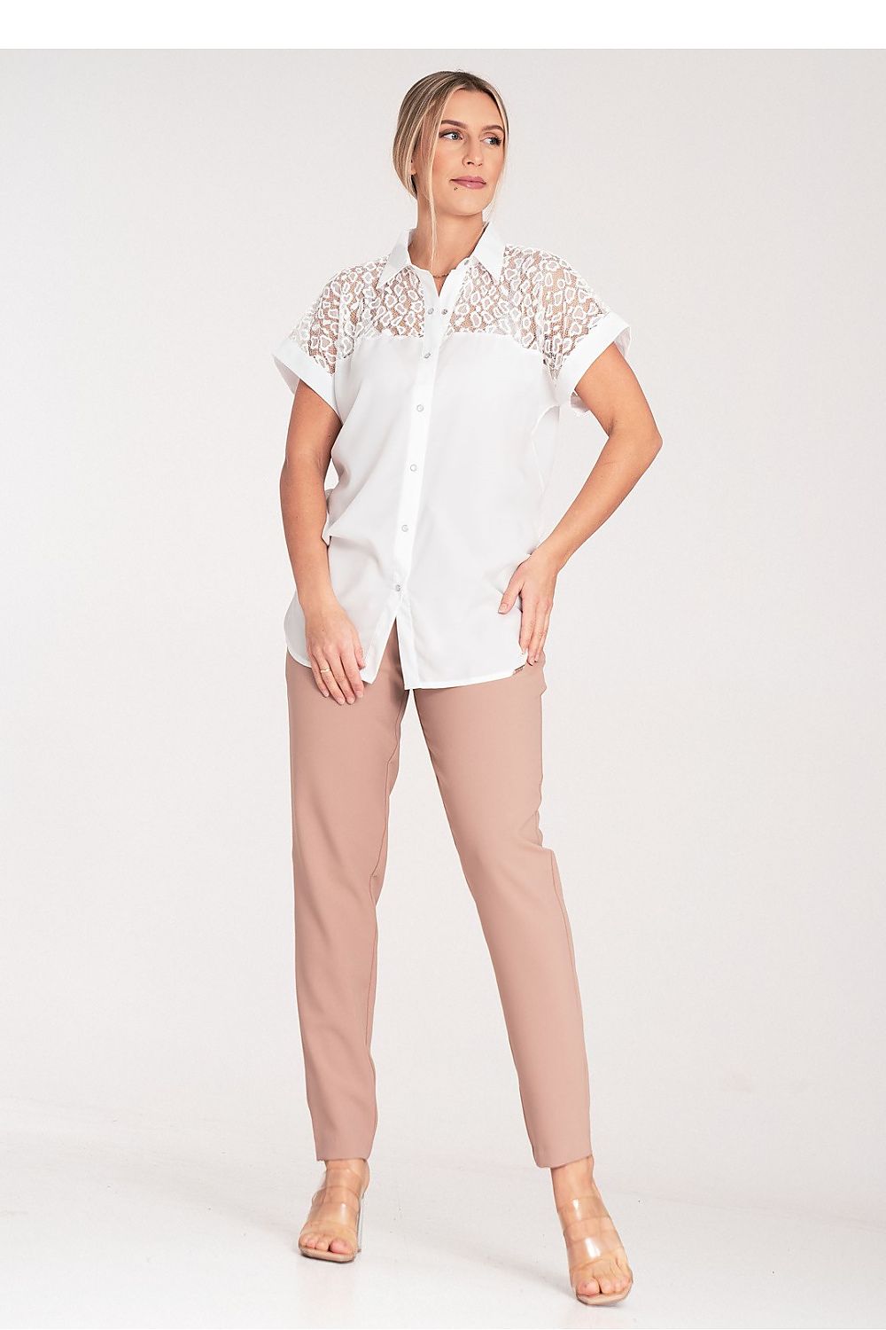 See-Through Short sleeve shirt Figl