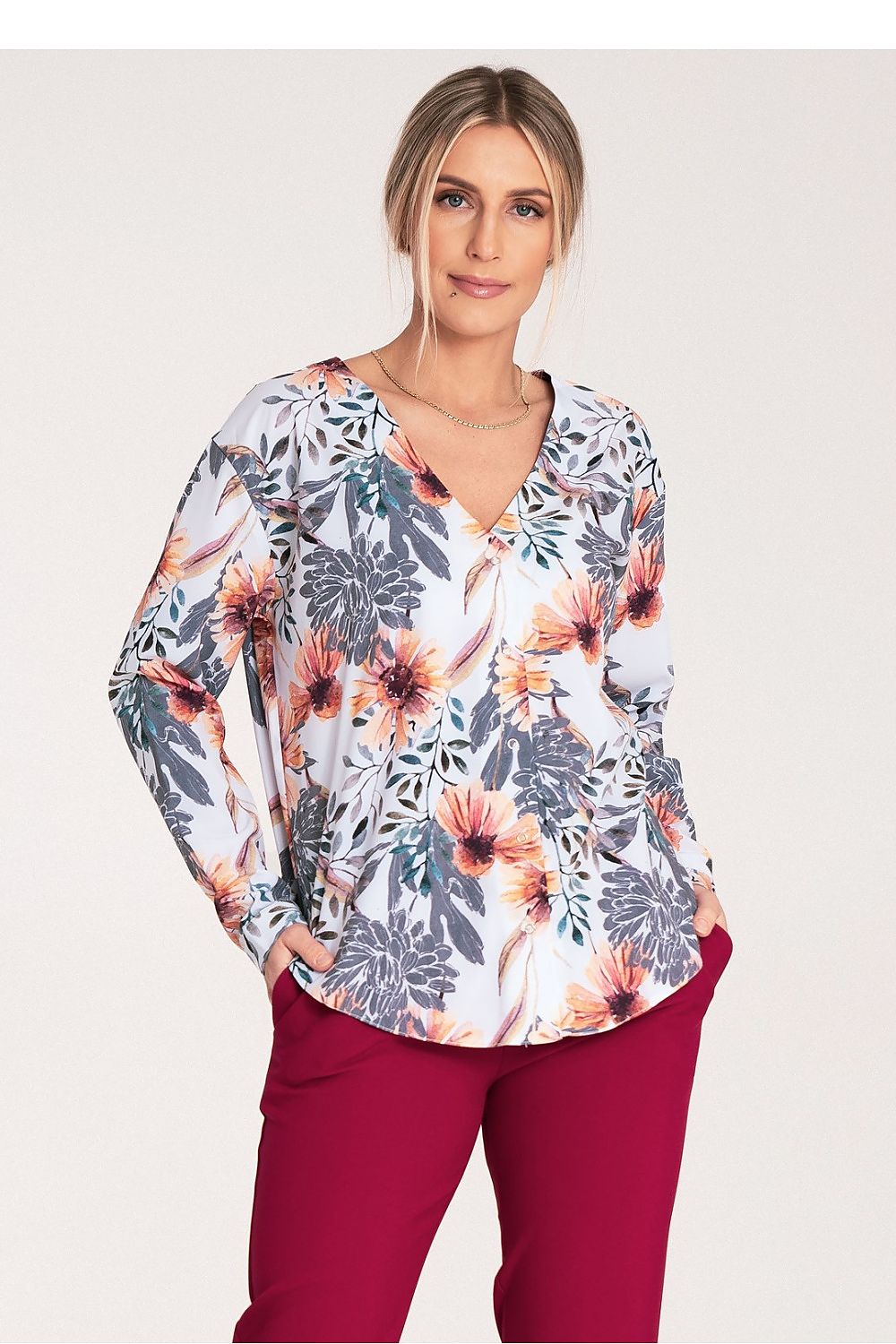 Long sleeve shirt with cuff Figl