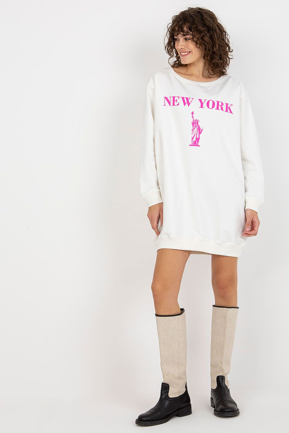 Casual oversized sweatshirt til Dame - FP