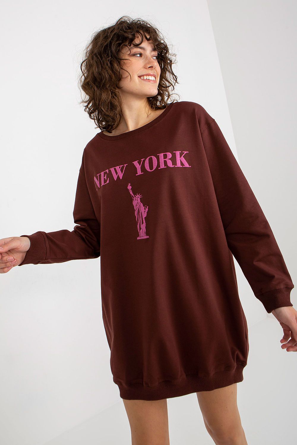 Casual oversized sweatshirt til Dame - FP