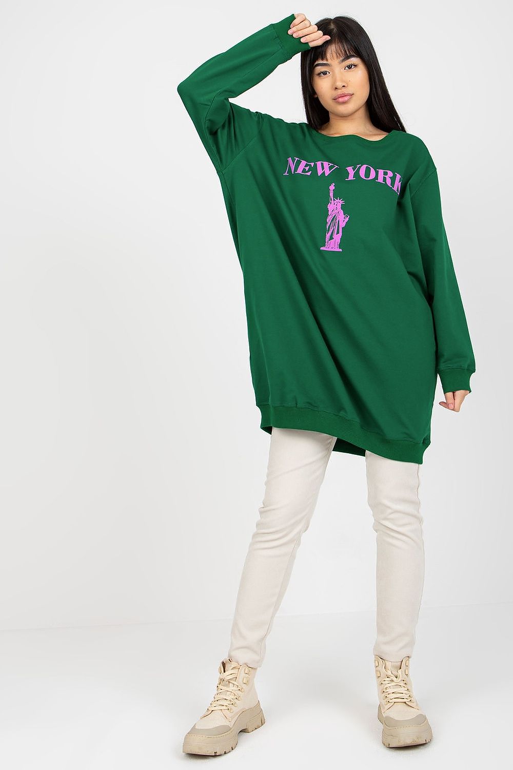 Casual oversized sweatshirt til Dame - FP