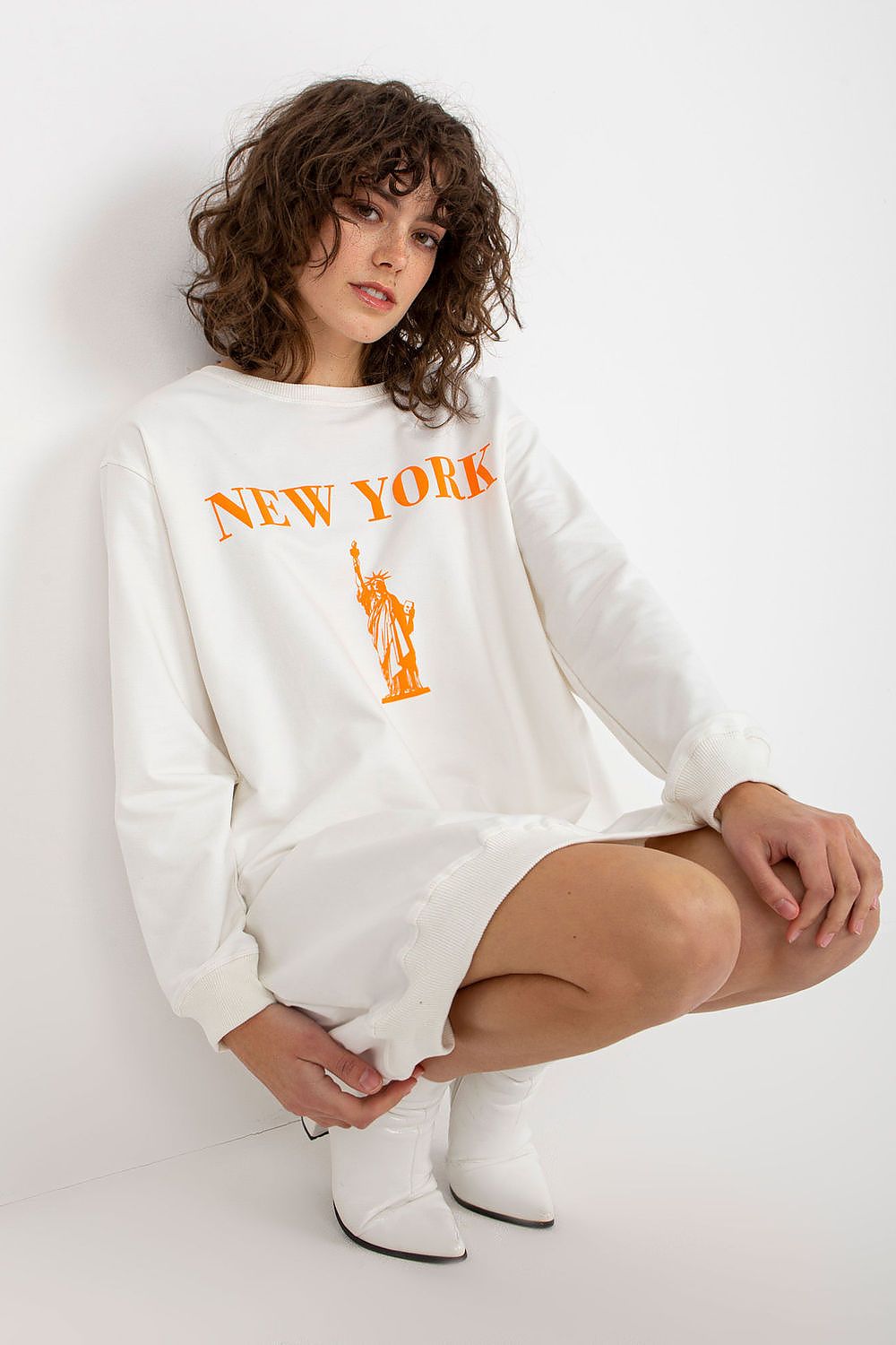Casual oversized sweatshirt til Dame - FP