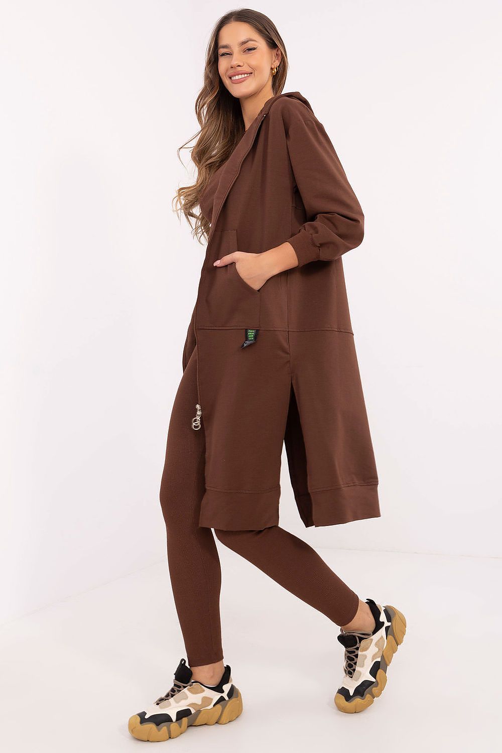 Tredelt Sett med Hettejakke, Topp og Leggings - FP