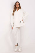 3-delt Sett med Kort Topp, Lang Bluse og Leggings - FP