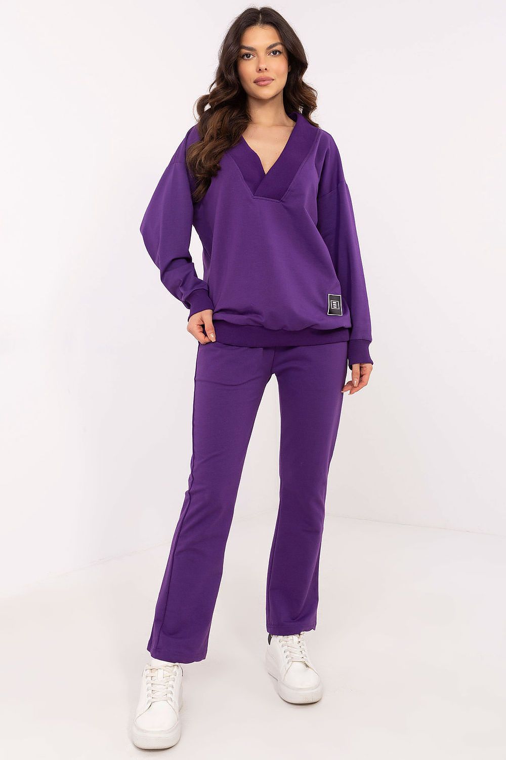 Damesett med Omslagsbluse og Bukse - FP