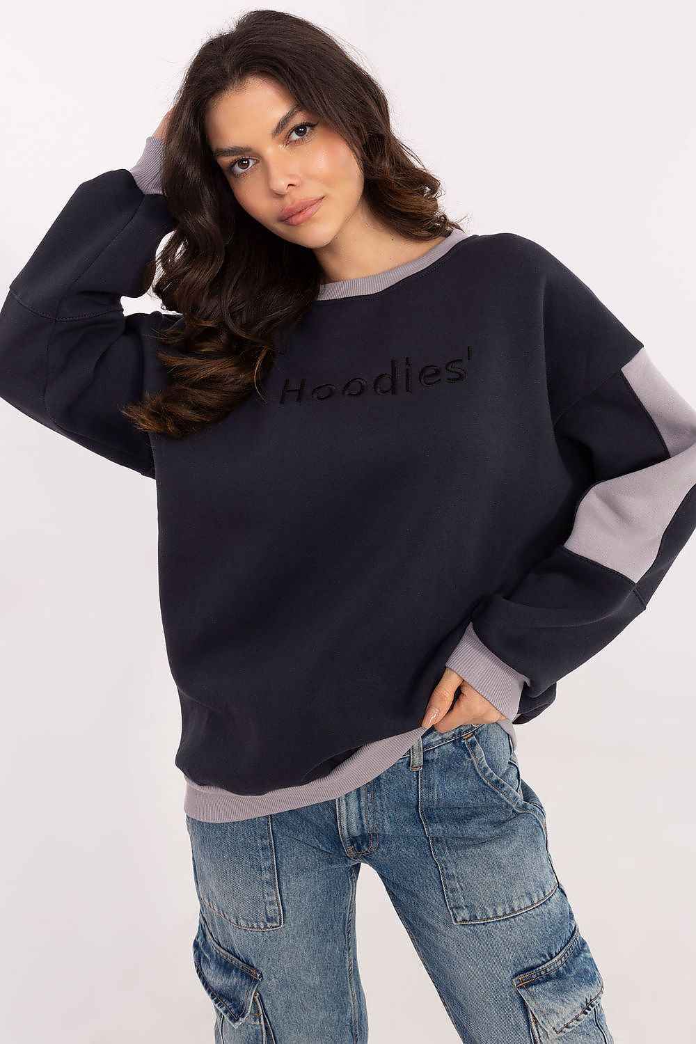 Damegenser med broderi - Sweatshirt FP