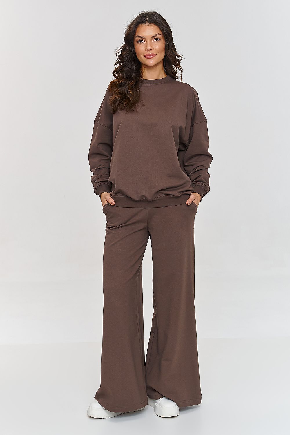 Oversized Sweatshirt Set Makadamia