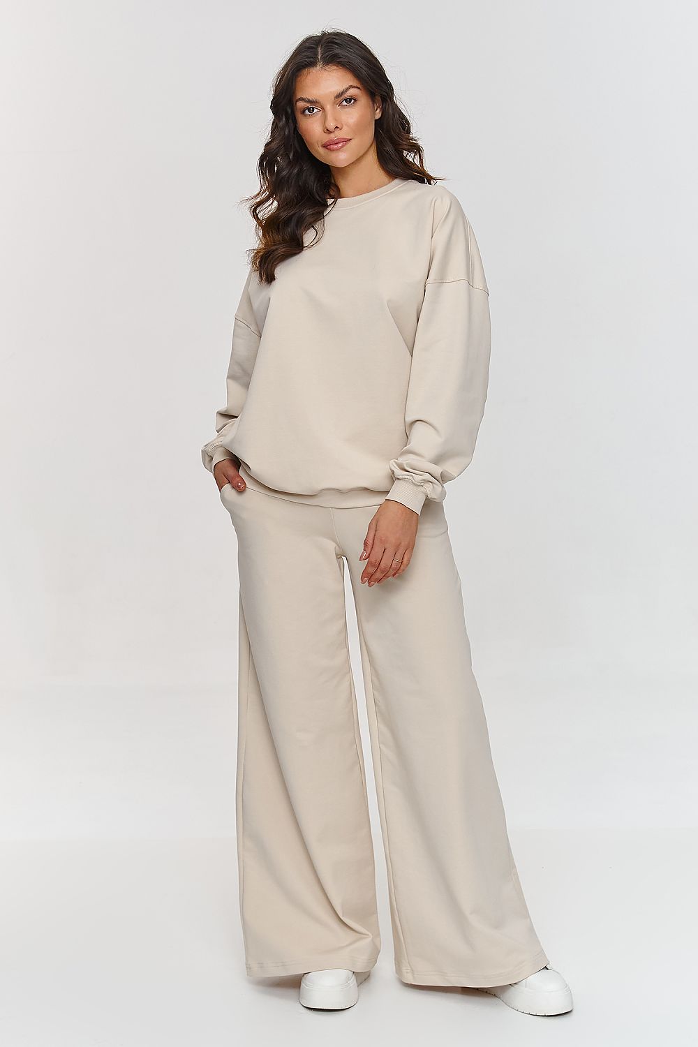 Oversized Sweatshirt Set Makadamia