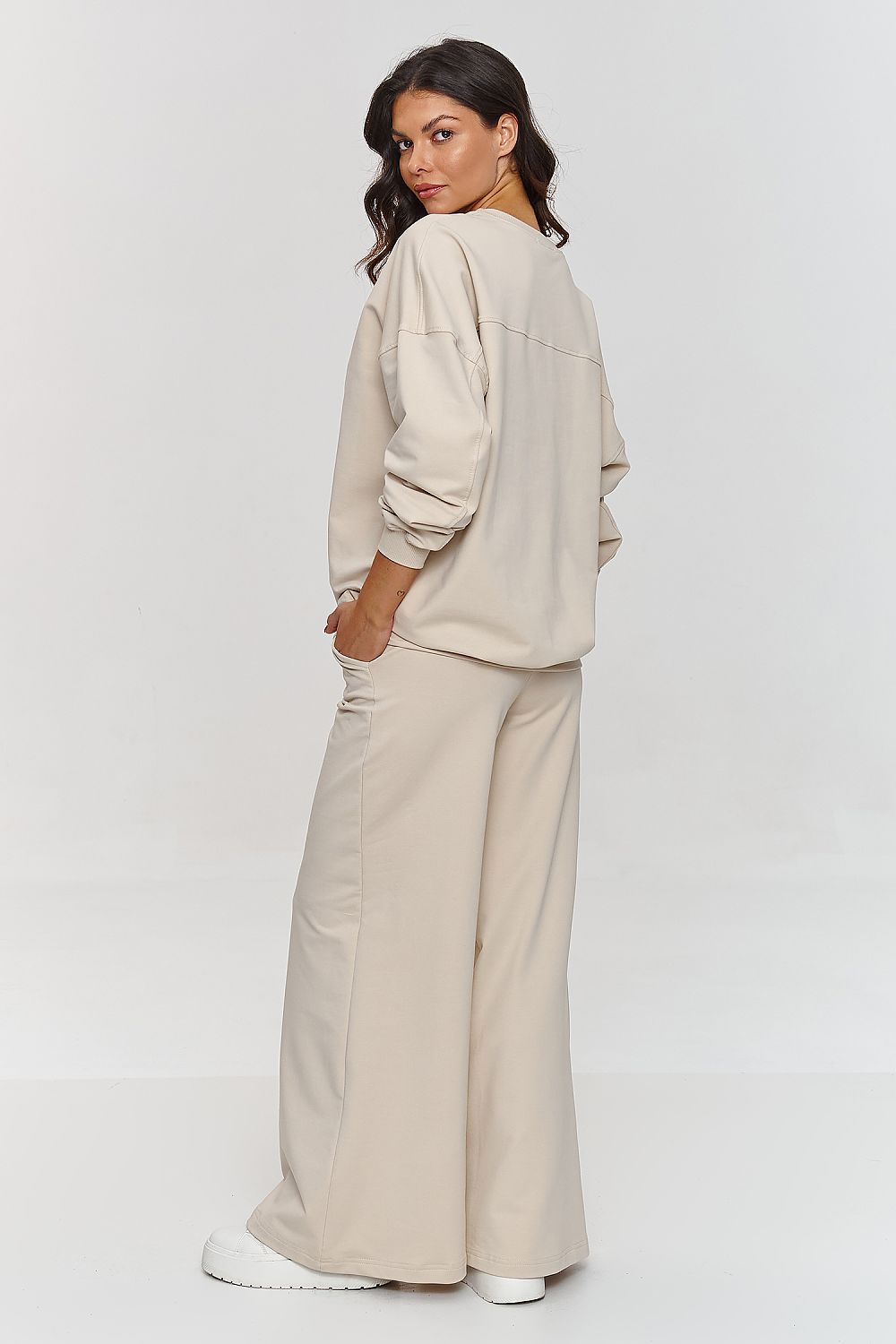 Oversized Sweatshirt Set Makadamia