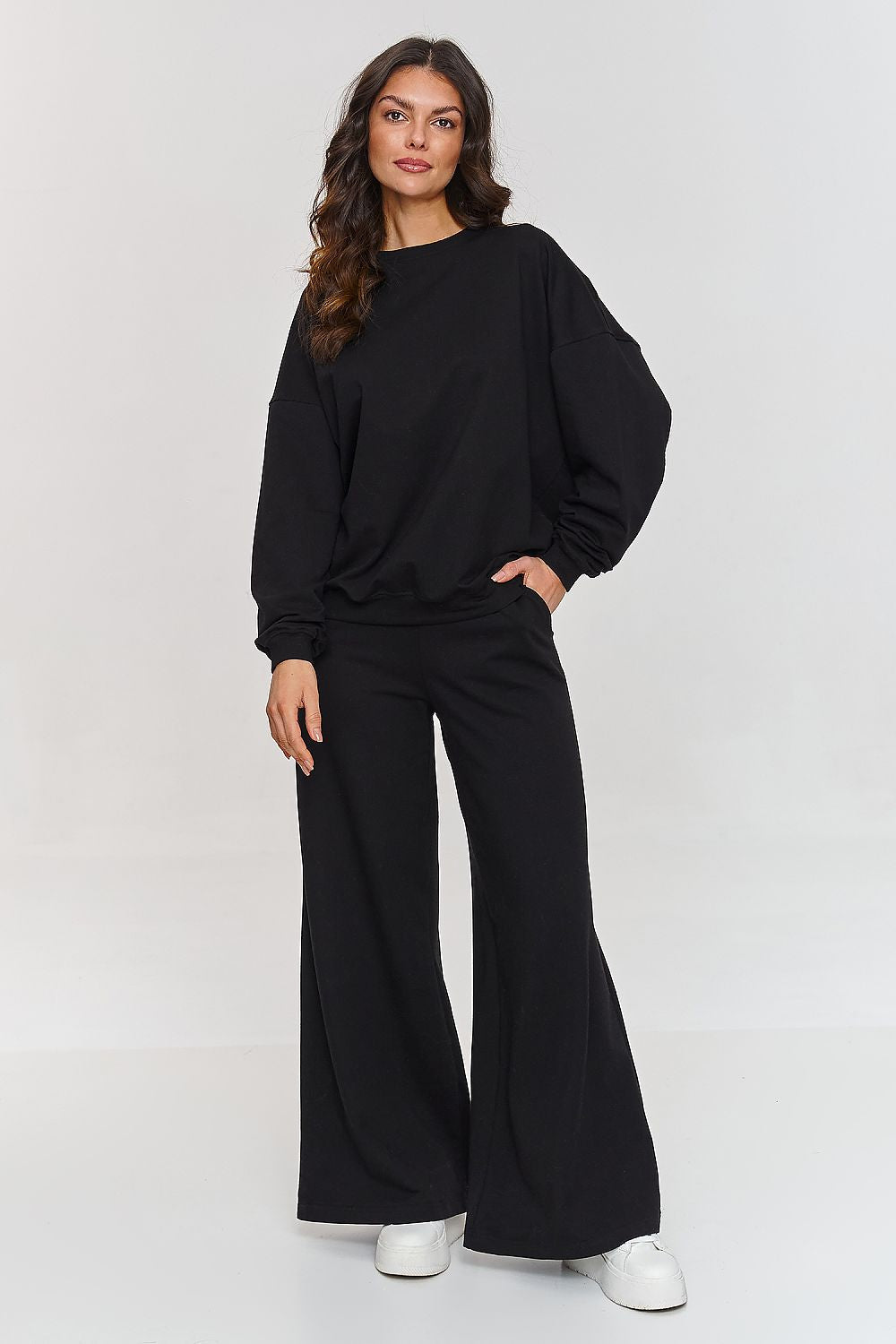Oversized Sweatshirt Set Makadamia