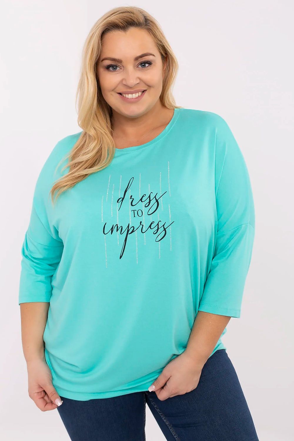 Glitter Plus size bluse - Relevance