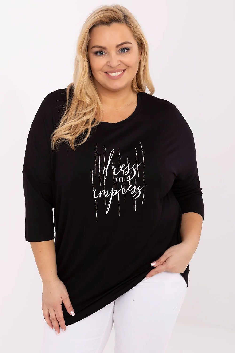 Glitter Plus size bluse - Relevance