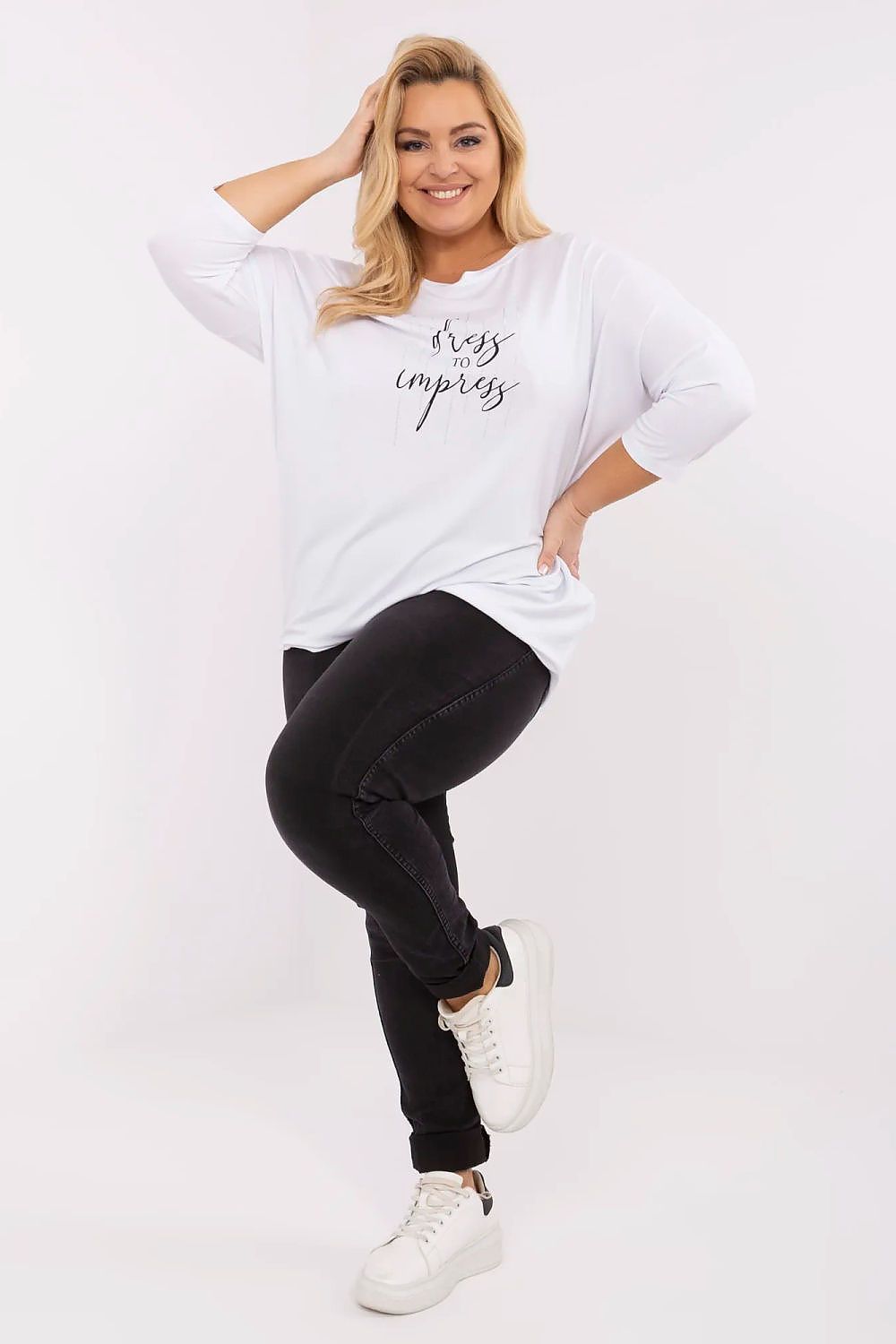 Glitter Plus size bluse - Relevance