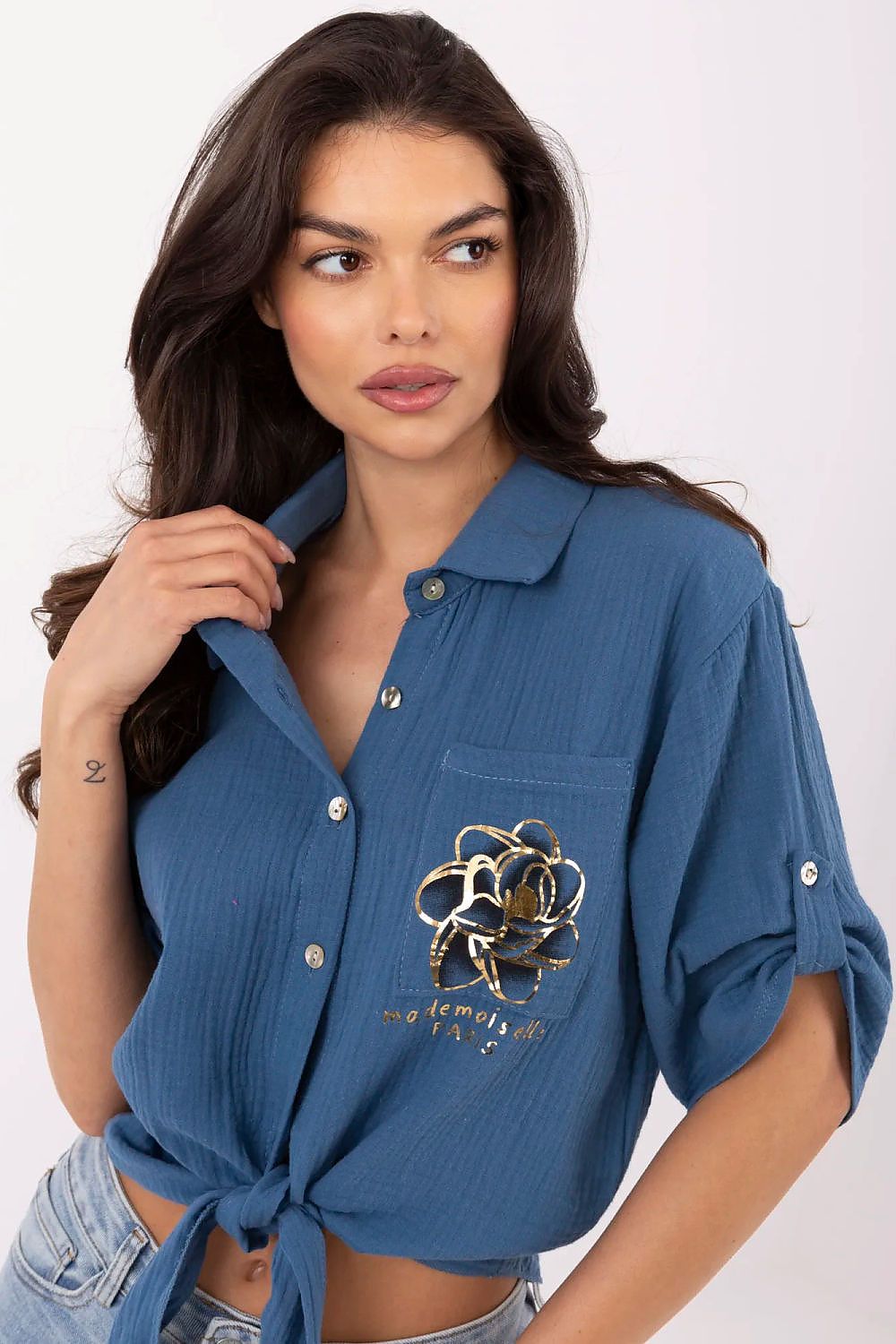 Shirt with Cuffs Italy Moda