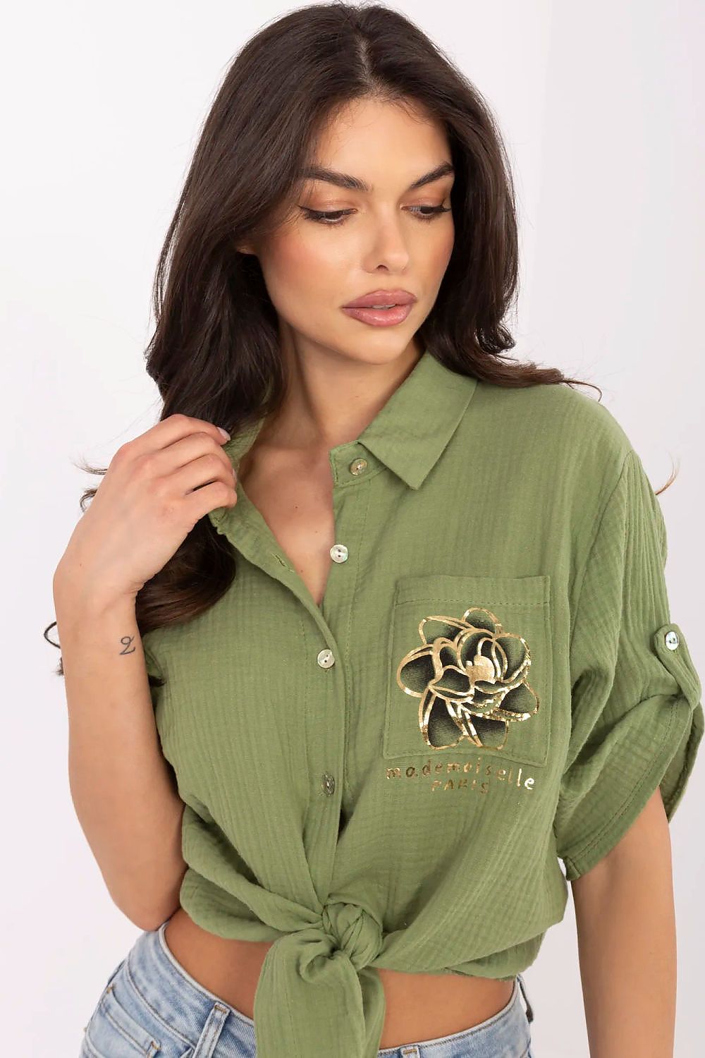 Shirt with Cuffs Italy Moda