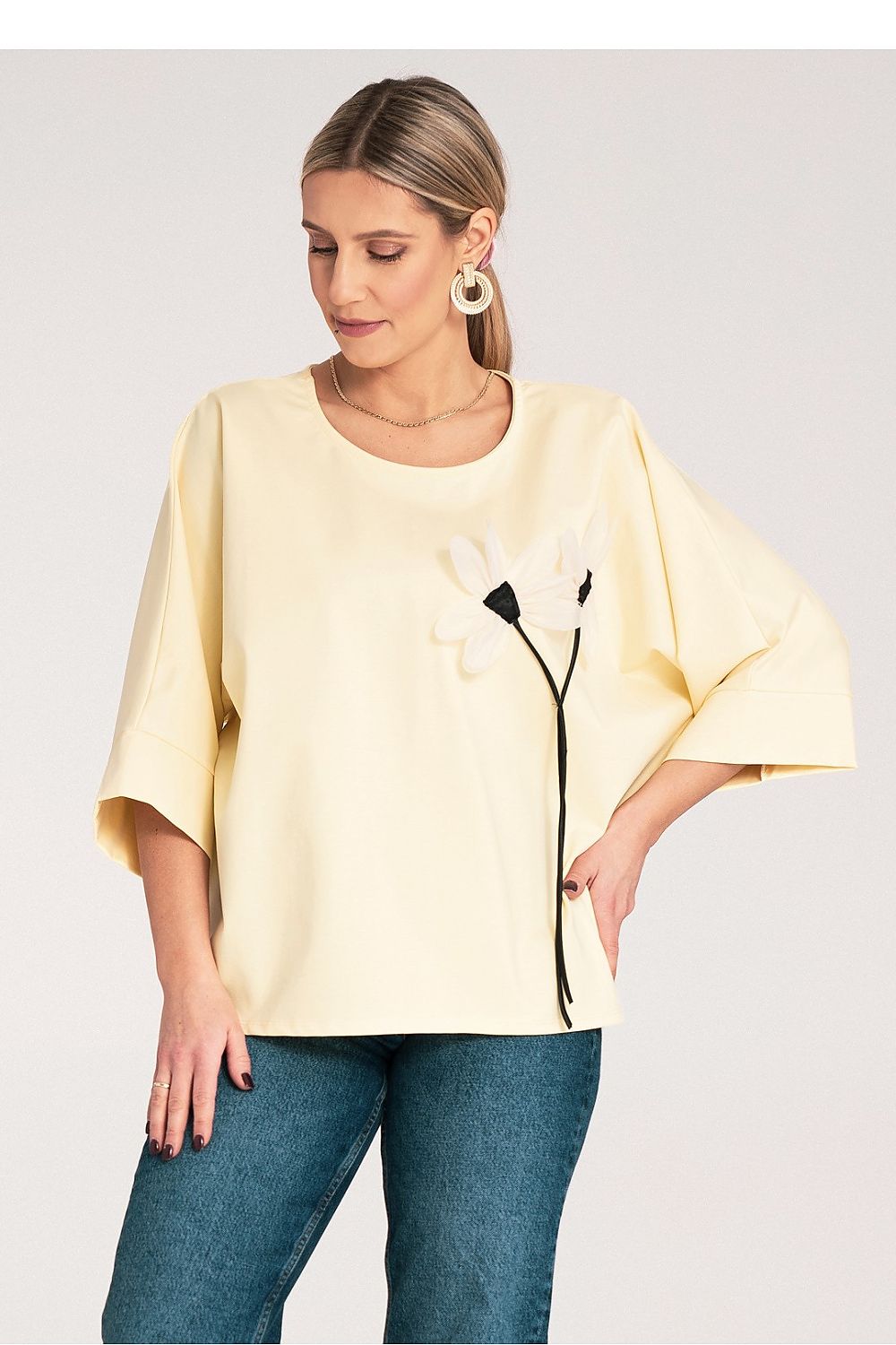 Loose Kimono Blouse Figl