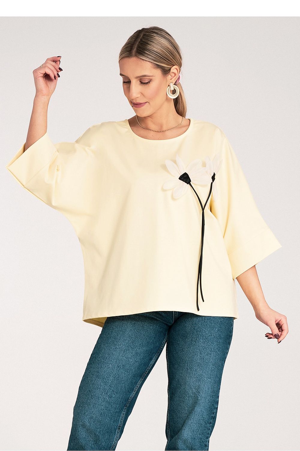 Loose Kimono Blouse Figl