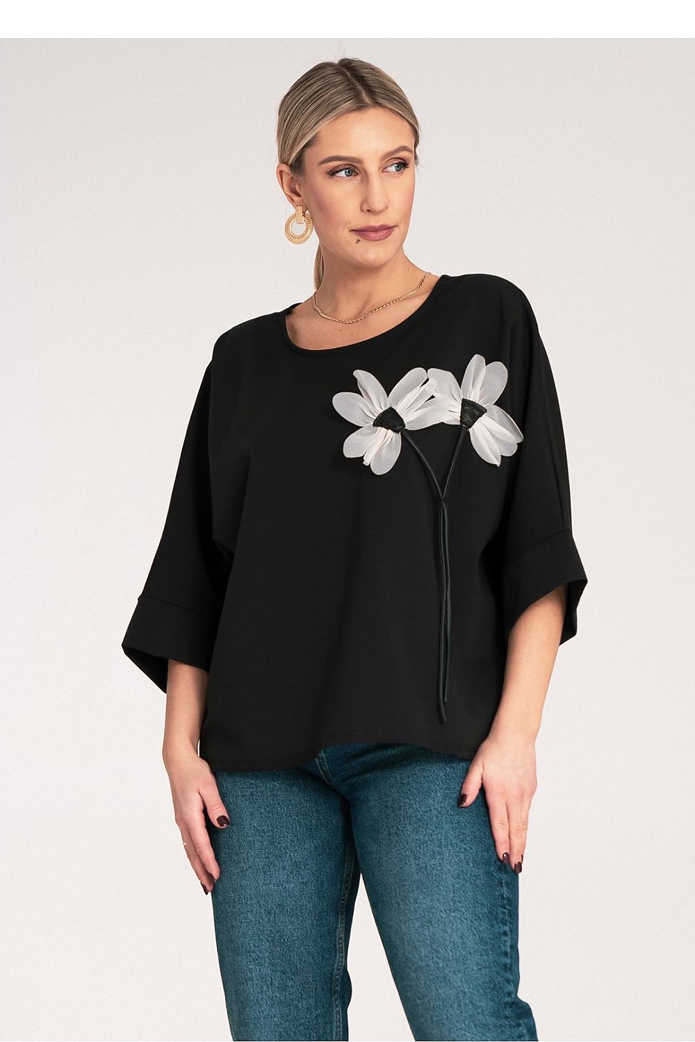 Loose Kimono Blouse Figl