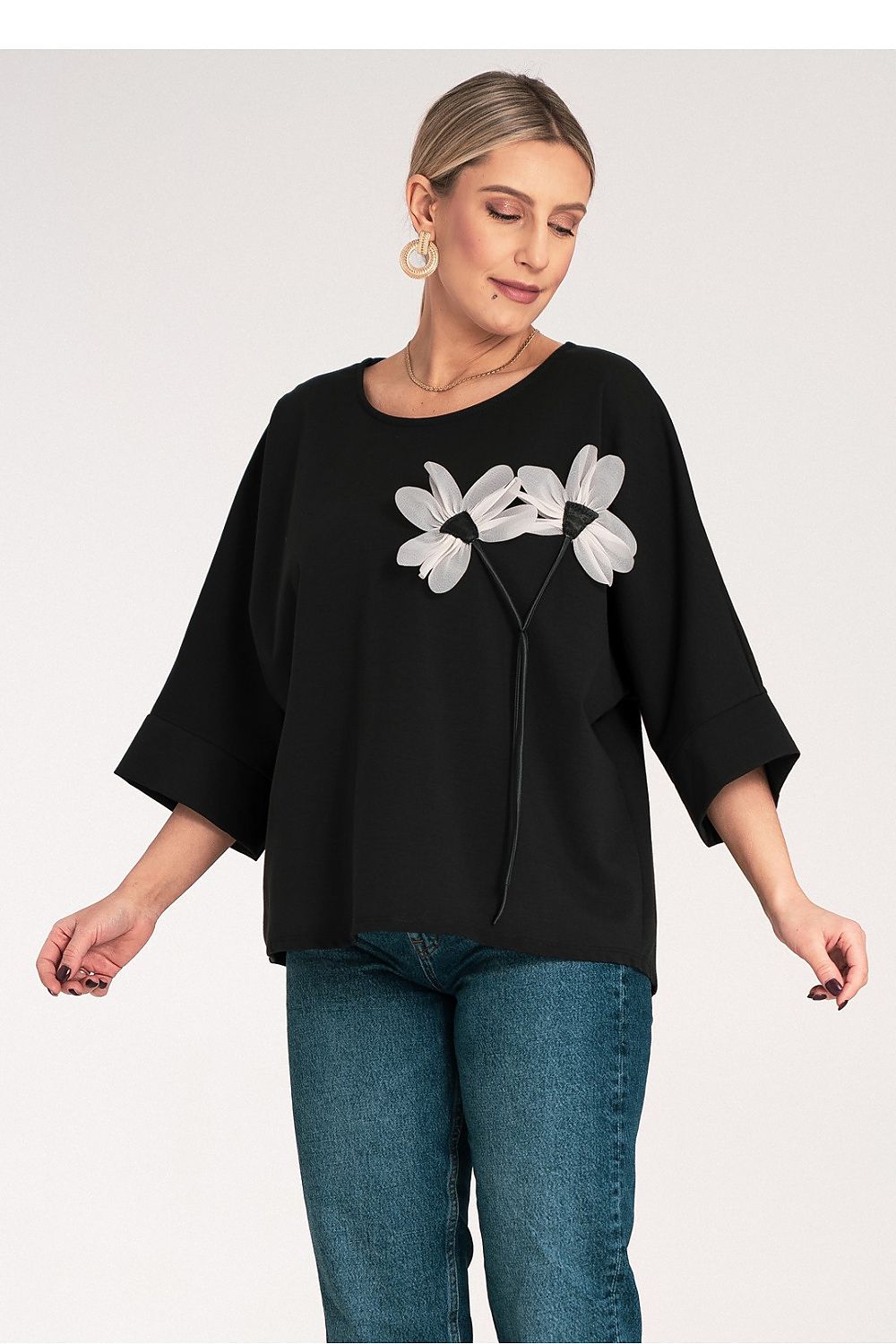 Loose Kimono Blouse Figl