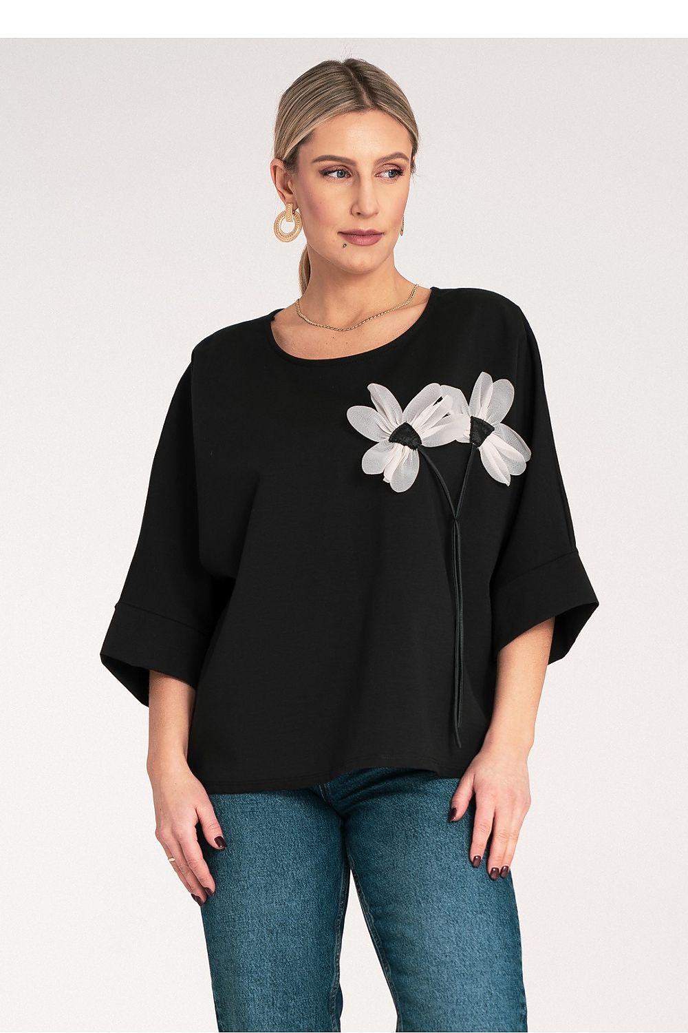Loose Kimono Blouse Figl
